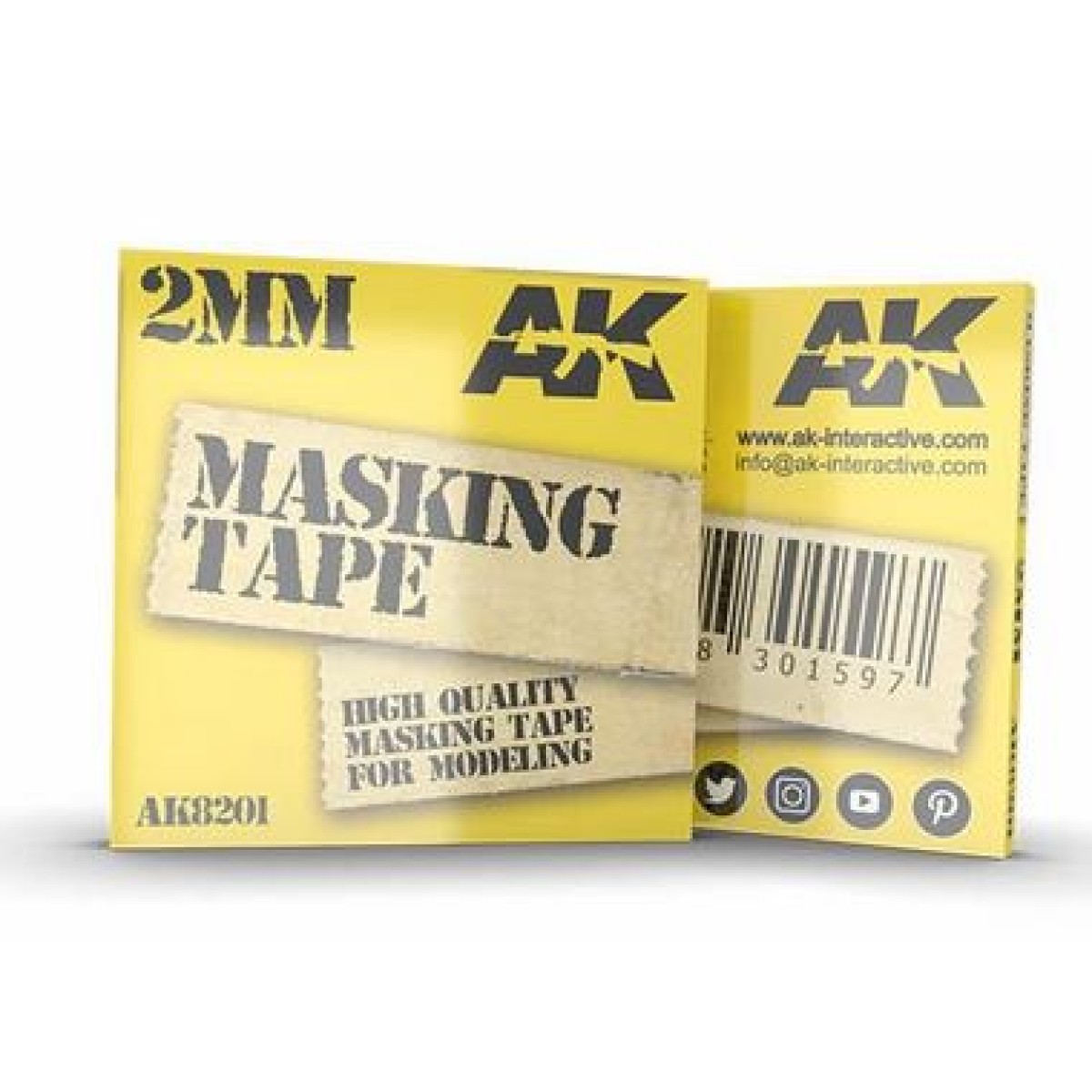 AK Interactive Masking Tape 2mm